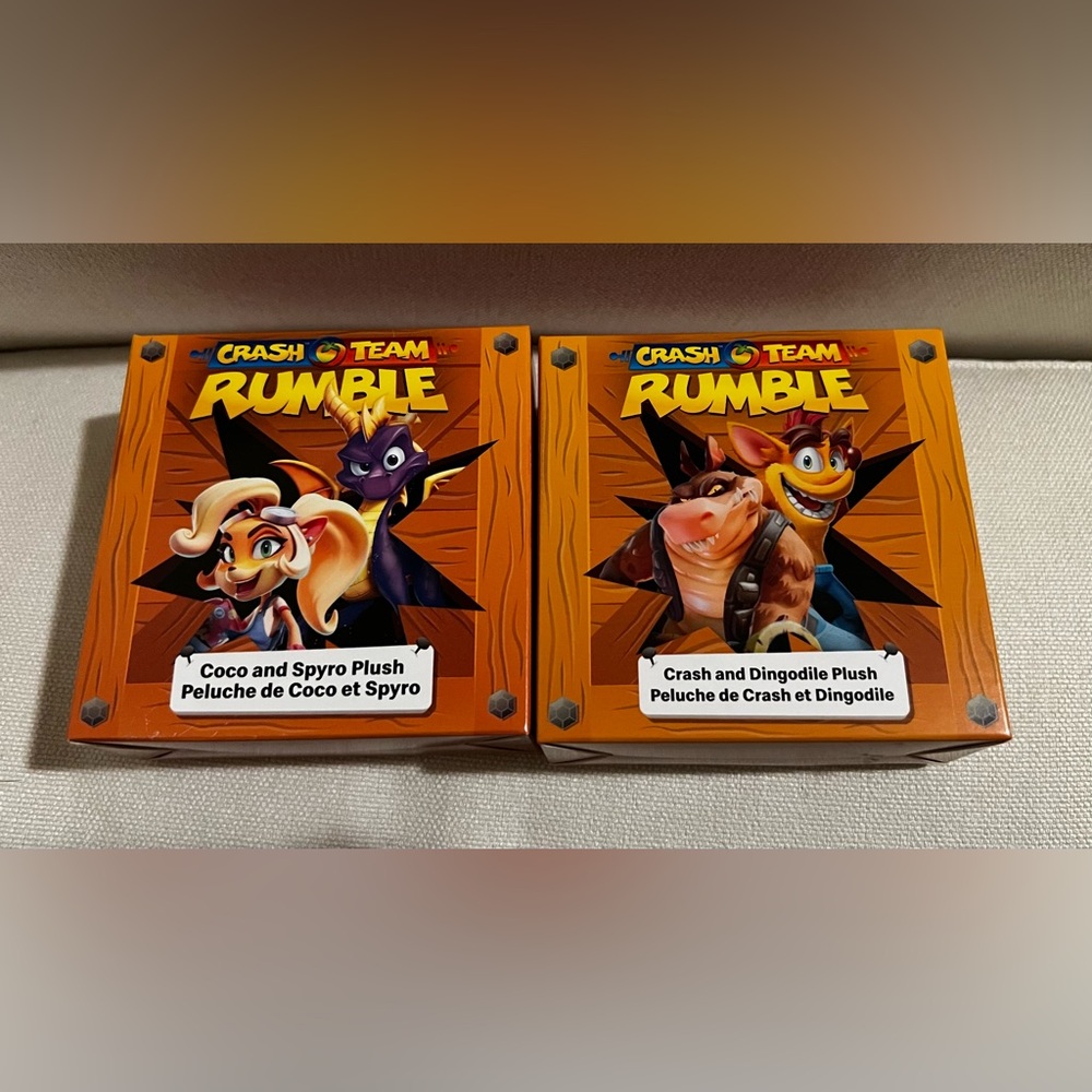 McDonald's Happy Meal - Crash Team Rumble -2Pack (Coco, Spyro, Crash, Dingodile)